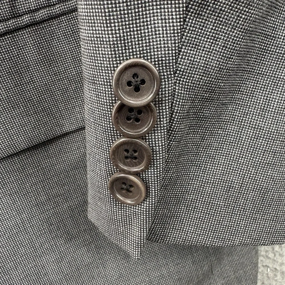 Brooks Brothers Sport Coat Mens 40R Gray Loro Piana Super 110s Worsted Wool USA